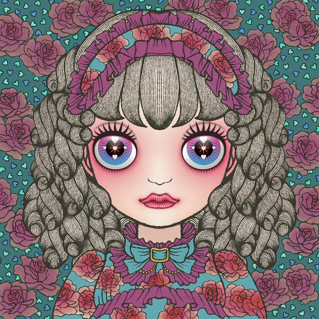 NFT art : uripoko GIRL Doll